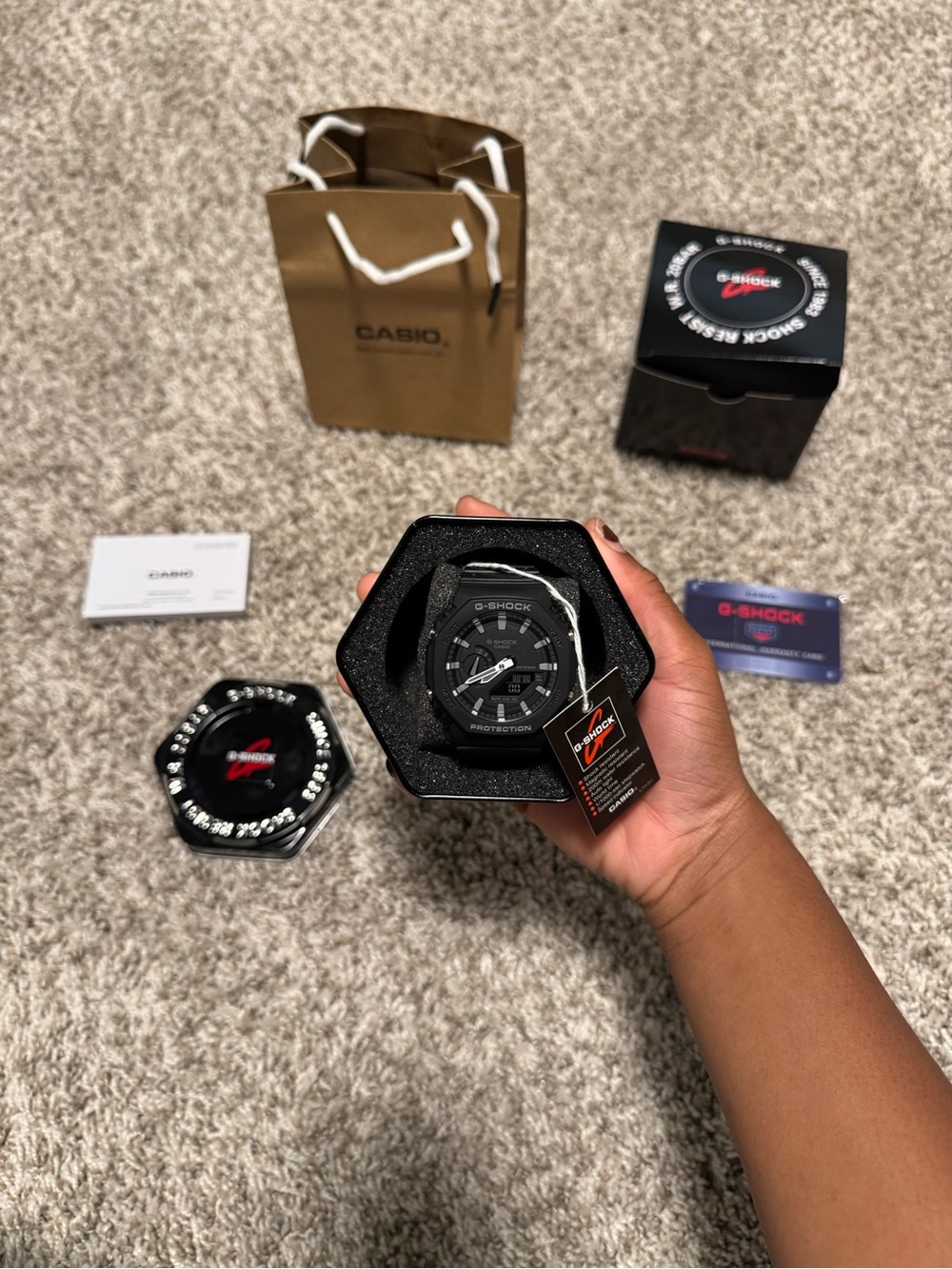 Brand new Casio G-Shock 2100 all black watch